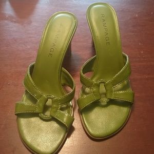 Green sandal